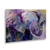 Richard Wallich 'Blue Elephant' Floating Brushed Aluminum Art - 2 of 4