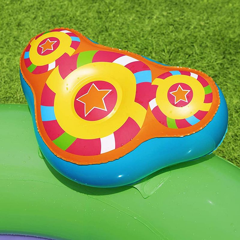 Bestway H2O GO Sing N Splash Music Land Inflatable Backyard Kids Children Toddlers Swimming Pool Play Center with Sprinkler Arch, Slide, and Ring Toss, 4 of 7