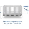 4-in-1 Convertible Crib - Gold Certified, Crib to Toddler Bed, Daybed, Fits Standard Full-Size Crib Mattress - 4 of 4