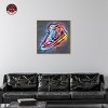Notoriart Colorful Light Up Neon Sneaker Wall Art Framed - 2 of 4