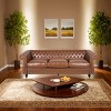3-Seater Sofa With Rolled Arms And Curved Backrest,Comfortable Couch Sofa,Upholstered Sofa For Living Room,Bedroom-Cuddlewood - 2 of 4