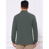 INSPIRE CHIC Men's Classic Solid Color Long Sleeves Basic Golf Polo T-Shirts - 3 of 4