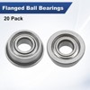 Unique Bargains Chrome Steel Durable Multipurpose Use Flanged Ball Bearing - 4 of 4