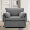 NicBex Modern Swivel Accent Chair Oversized Armchair Comfy Chair Single Sofa Chair Lounge Chair for Living Room, Reading Room - 2 of 4