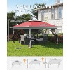 12x12 Ft Pop Up Canopy Tent with Mosquito Netting, Instant Portable Shelter w/ Carrying Bag, Heavy Duty Foldable Gazebo for Outdoor Backyard Parties - 2 of 4