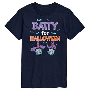 Men's - Dr. Seuss - Batty For Halloween Thing 1 and Thing 2 Short Sleeve Graphic T-Shirt - 1 of 4