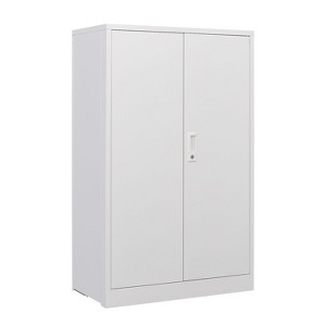 NicBex 41.97 Inch Metal Storage Cabinet File Cabinet with 2 Locking Doors and 2 Adjustable Shelf for Home Office,School,Garage - 1 of 4