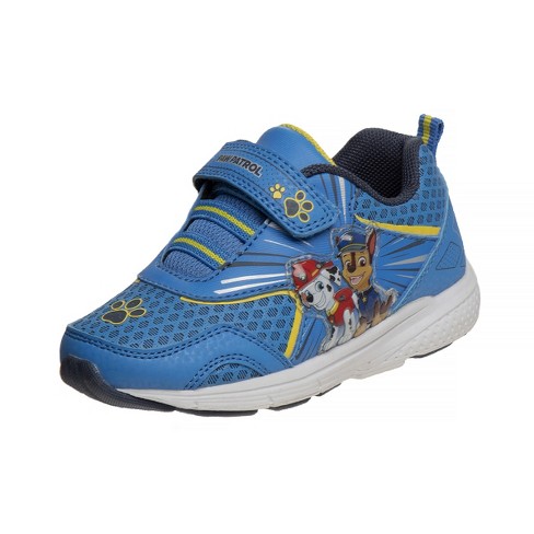 Nickelodeon Paw Patrol Boys Sneakers W/ Two Red Lights - Blue/yellow ...