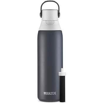 Brita Premium Leak Proof Filtered Water Bottle, Sea Glass, 26 oz 