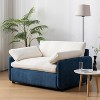 NicBex 50 Inch Chenille Single Sofa Chair with 2 Pillows for Living Room,Apartment,Office,Blue - 2 of 4