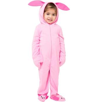 A Christmas Story Toddlers' One Piece Bunny Pajama Costume Union Suit Outfit