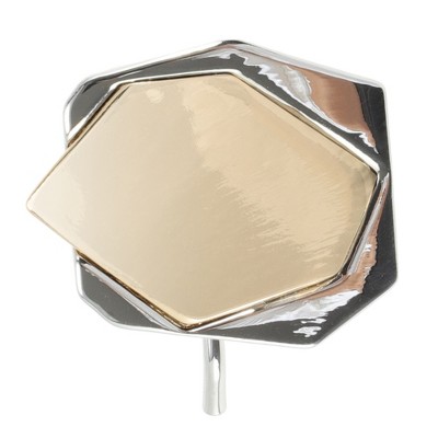 gold tone, silver tone