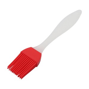 Unique Bargains Basting Brush 15g Small Translucent Handle Brush Color Block Dishwasher Safe Silicone PP 6.69"x1.18" 1Pcs - 1 of 4