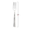 Smarty Had A Party Shiny Metallic Silver Hammered Plastic Forks - 1000 pcs - 3 of 4