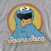 Sesame Street Cookie Monster Layers Adult Crewneck Sweatshirt - 2 of 4