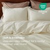 100% Washed Cotton Duvet Cover Minimalist Cotton Duvet Cover for All Seasons GentleSoft™ Plain Simple Bedding Set - 3 of 4