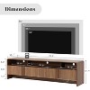 AMERLIFE 70" Modern TV Stand with Fluted Design & Storage Cabinets, for TVs up to 80", Wood Entertainment Center Media Console for Living Room - 2 of 4