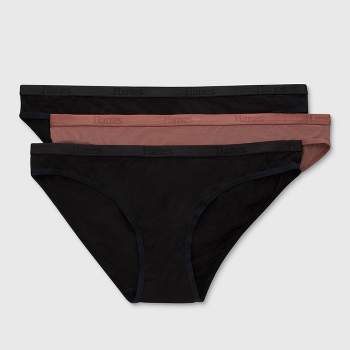 Hanes Originals Women's 3pk SuperSoft Low-Rise Bikini Underwear