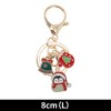 Unique Bargains Christmas Keychain Double Ring Lobster Clasp Zinc Alloy 3.15" 1 Pc - 2 of 4