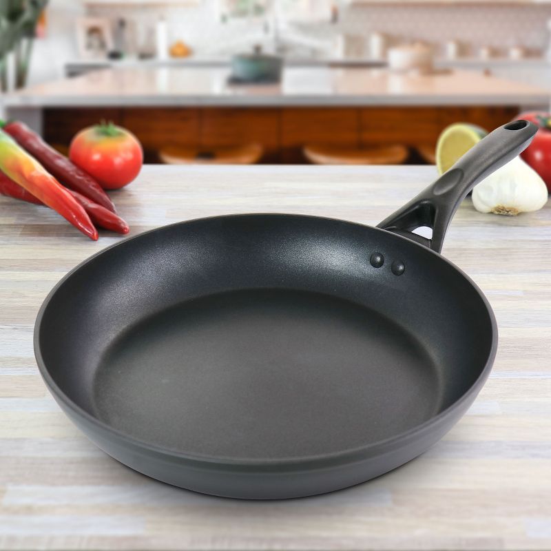 Oster Aluminum Frying Pan in Black, 3 of 6