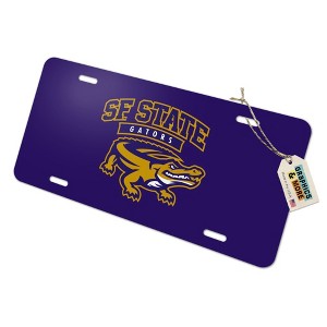 San Francisco State Gators Logo Novelty Metal Vanity Tag License Plate - 1 of 4
