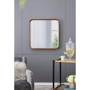 PAGED Wood Bathroom Mirror, Vanity Mirror with Reinforced Hook, Wall Mirror for Bathroom, Bedroom - 1 of 4