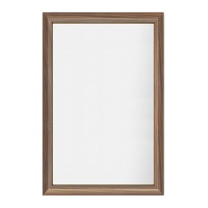 Apmir High-Strength Tempered Glass and Aluminum Alloy Framed French Cleat Mounted Wall Decor Mirror in matte black with 5-Year Warranty - 1 of 4