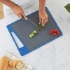 JoyJolt Cutting Board Set-Cutting Boards for Kitchen-Non Slip Large & Small Chopping Boards; Meat Cutting Board with Juice Groove - 3 of 4