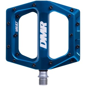 DMR Vault Platform Pedals 9/16" Concave Alloy Body 22 Removable Pins Super Blue - 1 of 3