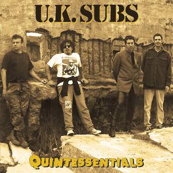 UK Subs - Quintessentials - YELLOW/BLACK SPLATTER (Vinyl)