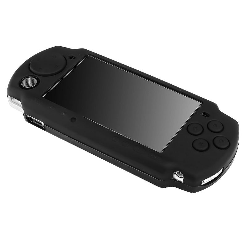 Insten Silicone Skin Case compatible with Sony PSP Slim 2000/3000, Black, 3 of 6