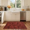 Modern Washable Rugs Abstract Area Rug Non Slip Low Pile Accent Rugs for Living Room Bedroom - 3 of 4