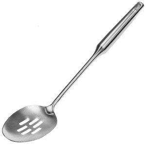 YBM Home 15" Stainless Steel Slotted Cooking Spoon (2413) - 1 of 2