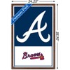Trends International MLB Atlanta Braves - Logo 22 Framed Wall Poster Prints - 3 of 4
