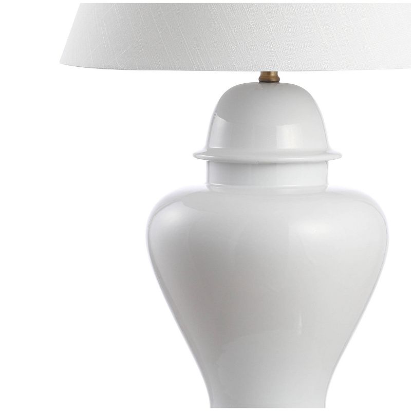 33" Ceramic/Iron Modern Classic Table Lamp (Includes LED Light Bulb) - JONATHAN Y, 4 of 6