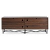 APRILSOUL66.00"Functional 4-Door TV Cabinet ¨C 2 Storage Spaces, Adjustable Shelves, Ideal for Living Room Organization - 4 of 4