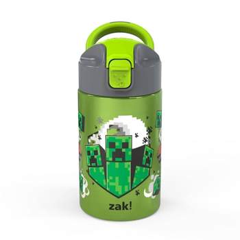 14oz Stainless Steel Vacuum Valiant Portable Drinkware Bottle 'Minecraft' - Zak Designs