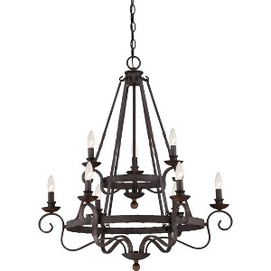 Noble Rustic Black Chandelier - 1 of 4