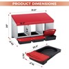 Chicken Nesting Box, 3 Compartment Roll Away Design for High-Volume Egg Collection and Easy Wall Mounting with Metal Legs - 2 of 4