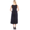 Women's Scoop Neck Tiered Midi Dress - White Mark - 3 of 3