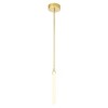 CWI Lighting Hoops 1 Light LED Pendant With Satin Gold Finish - 4 of 4