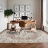 Vintage Machine Area Rug  Non Shedding Soft Distressed Flower Printed Indoor Carpet Non Slip Floor Mat - 2 of 4