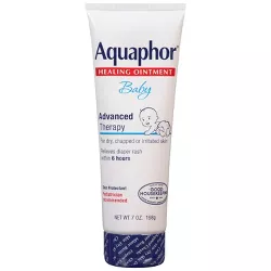 Aquaphor Baby Healing Ointment Advanced Therapy Skin Protectant - Dry Skin and Diaper Rash Ointment - 7oz