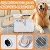 Bestier 1550W High Velocity Pet Blow Dryer with Heater for Grooming, Speed Temperature Adjustable Dog Blower Grooming Dryer with 4 Nozzles - 4 of 4
