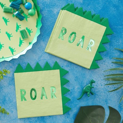 "Roar" Print Disposable Napkin