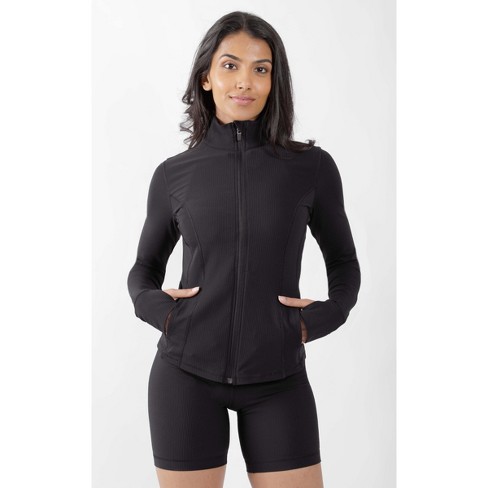 90 Degree By Reflex Women’s Lightweight, Full Zip Running Track Jacket