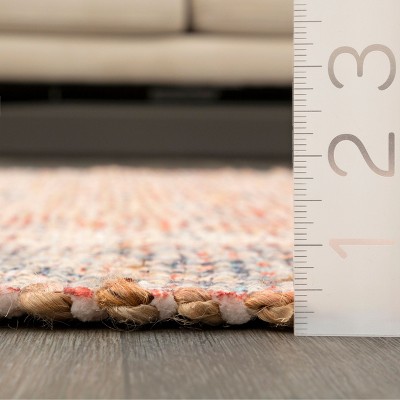 Multicolor Medallion Flat Woven Synthetic 8' x 10' Area Rug