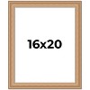 PosterPalooza | Weathered Yellow Picture Frame - UV Acrylic, Foam Board Backing, Hanging Hardware - 2 of 4