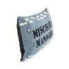 Harry Potter 'Mischief Managed' Throw Pillow Blue - 2 of 3