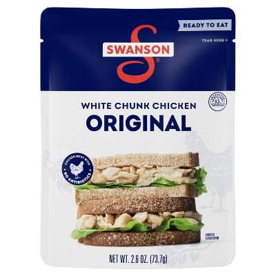 Swanson Original White Chunk Chicken Ready to Eat Fully Cooked - 2.6oz